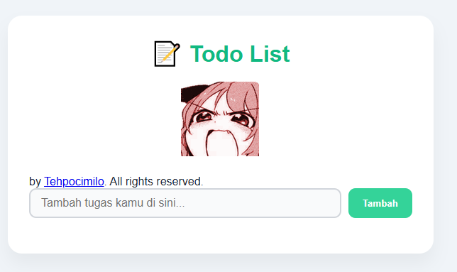 To-Do List Web App Screenshot